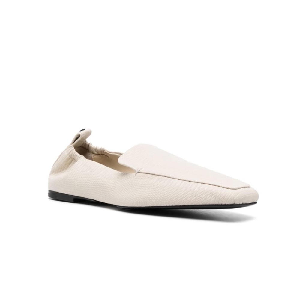 TOTEME The Travel lizzard-effect loafers NWT
